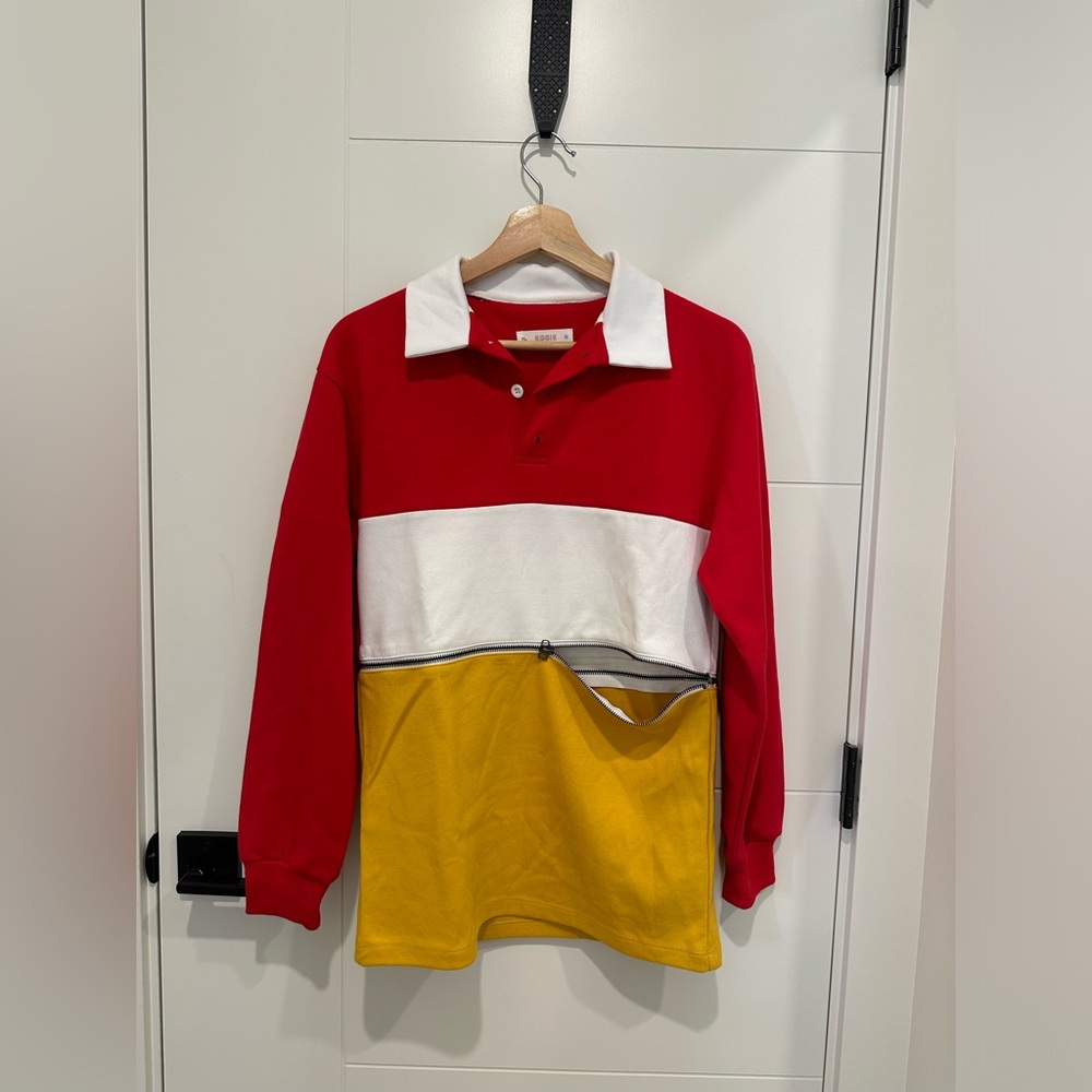 Eggie convertible long sleeve top/crop top